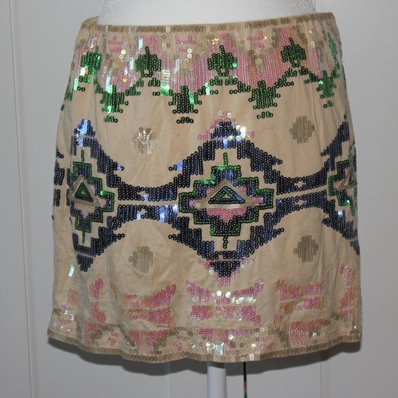 Hot & Delicious multicolored sequin party skirt - Picture 2 of 8